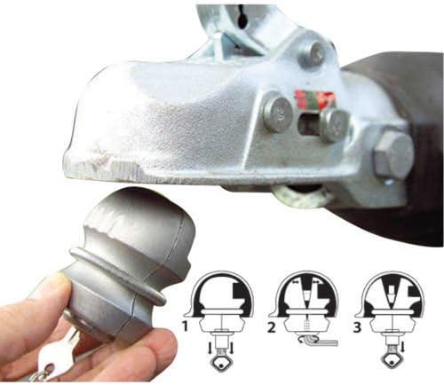 Generic UNIVERSAL HITCHLOCK CARAVAN TRAILER HITCH COUPLING TOW BALL LOCK SECURITY HIGH A [1-1322-1]