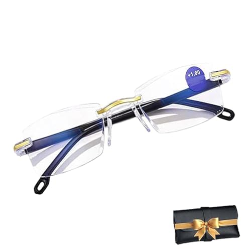 Blueease-Optics Glasses, 2025 New Blue Ease Optics Glasses, Anti-Blue Light Presbyopia Glasses for Women-Men (1pcs)