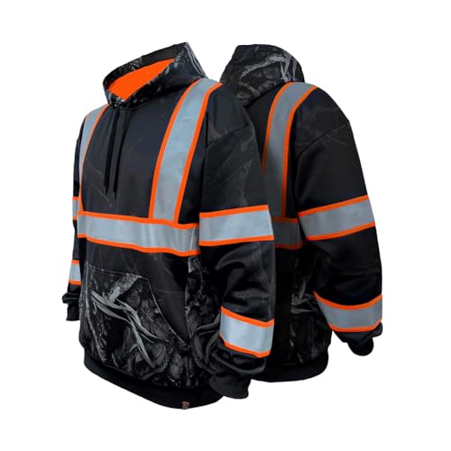 Image of SafetyShirtz SS360 ANSI Class 3 Type R Graphic Hoodie