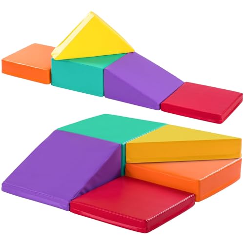 New Bounce Toddler Climbing Toys - Soft Play Set for Kids - Foam Climbing Blocks - Safe Soft Gym Equipment - Great for All Ages