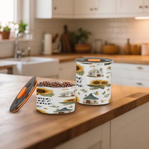 Envase para café acero inoxidable 900 ml con tapa miniatura 6