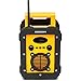 Produktbild MEDION Life E66262 MD 84517 Spritzwassergeschütztes Freizeitradio/Baustellenradio, IP441, UKW/MW Radio, 50 Watt Lautsprecher, AUX Eingang, gelb