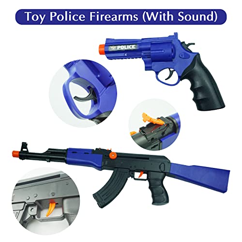 Disfraz de Policía para Niños con Casco y Accesorios miniatura 3