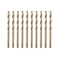 【Robust Construction】: Crafted with premium HSS M35 cobalt, these drill bits are built to withstand frequent and intense use. Their high heat resistance ensures they maintain performance during extended periods, without the need for cooling or additi...