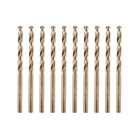【Robust Construction】: Crafted with premium HSS M35 cobalt, these drill bits are built to withstand frequent and intense use. Their high heat resistance ensures they maintain performance during extended periods, without the need for cooling or additi...