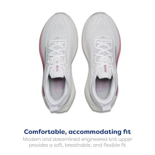 Brooks Glycerin 23 Womens | White/Harbor Mist/Metallic - White / 5.5 / Standard - 4