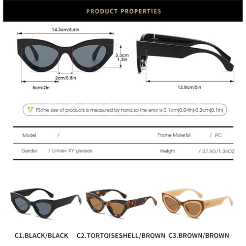 Lunettes de soleil œil de chat pour dissimuler la fatigue avec style - 7