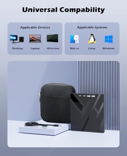 Lecteur Blu-ray externe haute capacité avec sacoche de transport - 6