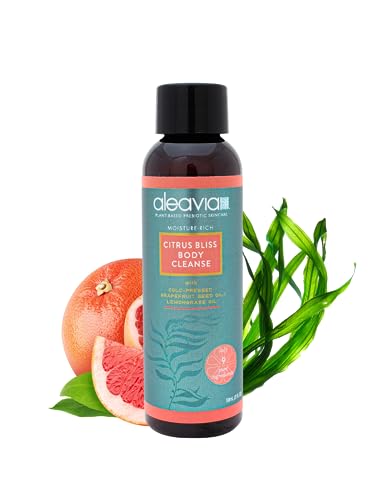 Aleavia â€“ Travel Citrus Bliss Body Cleanse â€“ Fragrance-Free Organic & All-Natural â€“ 2 oz.