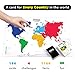 The World Game - Geography Card Game - Educational Games for Kids, Family and Adults - Cool Learning Gift Idea for Teenage Boys & Girls 8-12 with Map