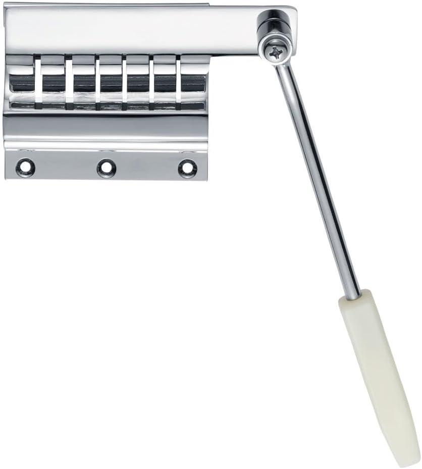 Long Version Electric Guitar Vibrola Tremolo Bridge Tailpiece Vibrato Tailpiece for LP/SG/ES Guitar Chrome