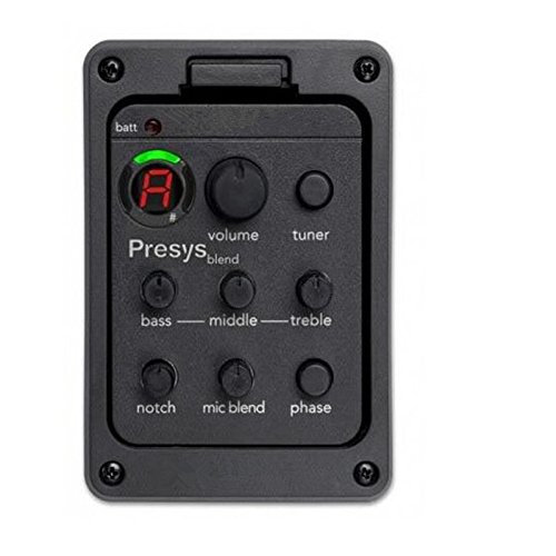 Guitar Pickups Presys Blend Dual Mode Guitar Preamp Eq Tuner Piezo Pickup Equalizer System With Mic Beat Board Pickups 1-