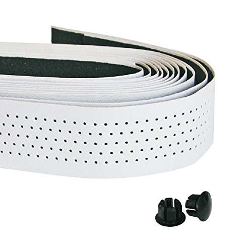 MV-TEK Nastro coprimanubrio Forato Bianco Tape Handlebar Perforated White
