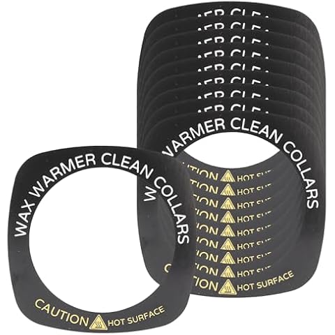 Agatige 10pcs Wax Warmer Protective Collars Cover
