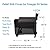 Unicook Pellet Grill Cover Compatible for Traeger Pro 34/780 Series, Texas, Z Grill and More, Heavy Duty Waterproof Wood Pellet Smoker Cover, Fade Resistant Full Length Grill Cover, Black