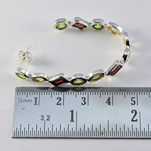 Multi boucle d'oreille multi boucle d'oreille argent 925 femmes - 2
