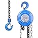 Flaschenzug Seilzug Kettenzug Hebezug Ratschenzug 1000 kg / 1 t Tragkraft - 2500 mm / 250 cm Hubhöhe - rund