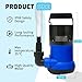 Sump Pump With Float Switch Sump Pump Submersible Clean/Dirty Water Pump Portable Utility Pump 1/2HP 1850 GPH with 33ft Cord for Swimming Pool Garden Basement Tub Pond Draining