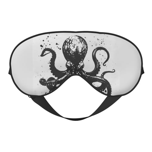 Antifaz para dormir con tinta abstracta, máscaras para dormir para dormir para mujeres y hombres, oscurecimiento de ojos para viajar/dormir