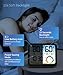 VOCOO Digital Indoor Room Thermometer - 5.8'' Extra Large Display Temperature Humidity Sensor with Accurate Temp Humidity Gauge Monitor, Calibration, Max & Min Records, Comfort, Backlit, Date & Clock