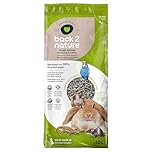 Back 2 Nature Bedding and Litter, (10l) Highly Absorbent 99% Recycled Paper Litter for Small Pets, Dry & Fresh Smelling Rabbit, Bird, Ferret and Hamster Cage, Soft, Safe & Compostable Hamster Bedding