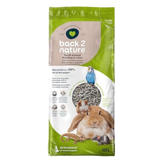 Back-2-Nature Couchage/Litière pour Petits Animaux 10 L