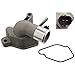 Produktbild febi bilstein 103708 Thermostat mit Gehäuse, Dichtung und Temperatursensor , 1 Stück