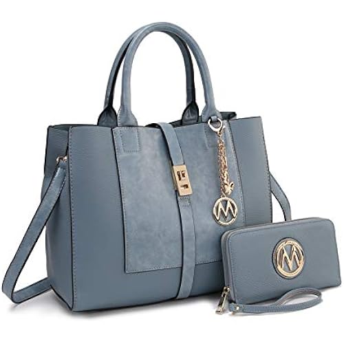 J’OMOR by Mia Satchel Bag & Wristlet Wallet for Women’s Crossbody Bag Tote Handbag Top-Handle Purse