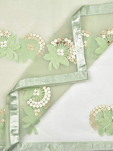 Image of DUPATTA BAZAAR Woman's Embellished Net Dupatta