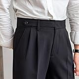Pantalon droit : fabriqué avec un style de pantalon droit, ce pantalon offre une silhouette élégante et classique. La coupe droite allonge le corps et crée un aspect propre et poli.