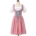 GRACEART Disfraz de Alemana Oktoberfest para Juego 3 Piezas Mujer Dirndl Vestido...