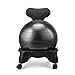 Fitness Ball Stuhl Office Yoga Ball Stuhl Massagestuhl Home Stuhl Balance Ball Haltung Stuhl Mit Rädern （Schwarz） (Color : Black, Size : 52 * 79cm)