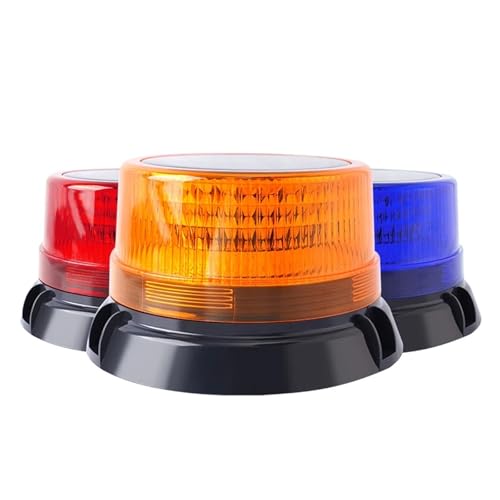 Feu stroboscopique LED rechargeable haute luminosité jaune à poser sur véhicule - 3