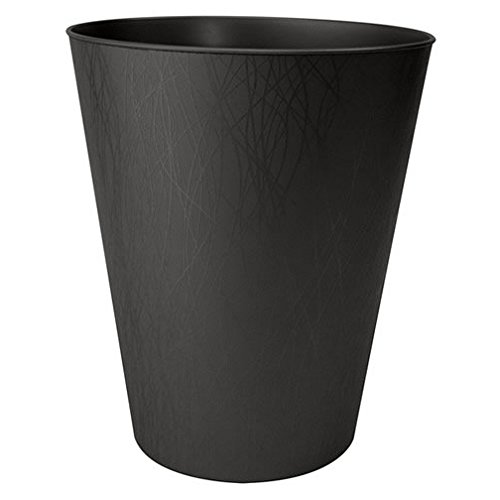 HeftyRound Wastebasket, 2.3 gal, Black