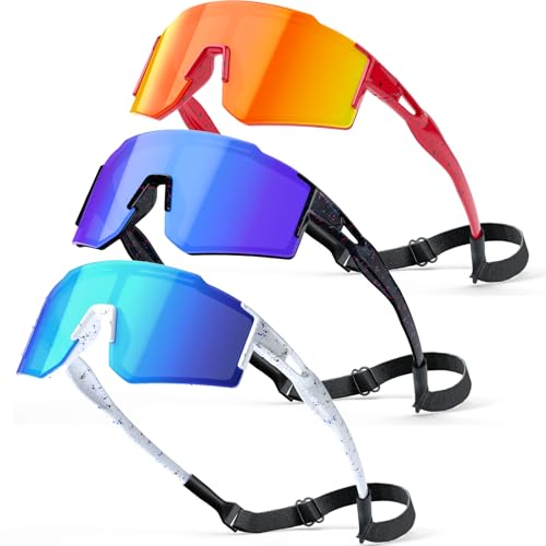 Image of Kids Sunglasses,Youth Baseball Glasses for Boys Girls Age 6-14,Sports UV Protection Goggles