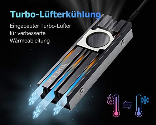 IcyBox SSD M.2 IB-M2HSF-703 Heatsink
