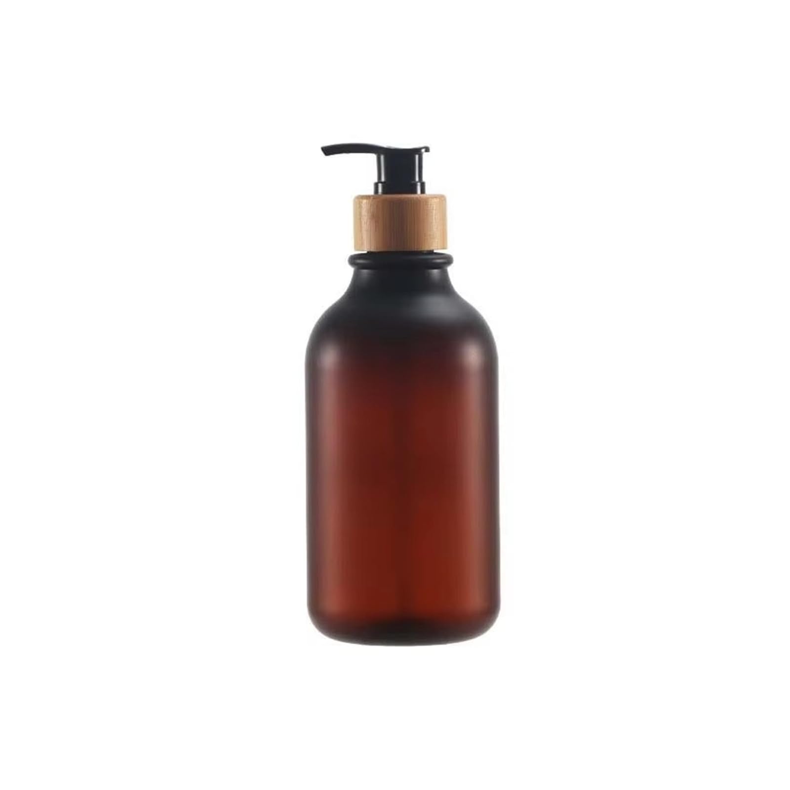 Pump Bottle Dispenser 1PCS 300/500ML Bamboo Pump Dispenser Bathroom Shampoo Dish Soap Bottle Lotion Refillable