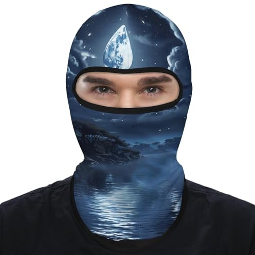 Balaclava Face Mask con Estampado de Granada para Hombres y Mujeres, Máscara Facial Completa para Ciclismo al Aire Libre miniatura 3