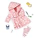 Produktbild Our Generation  46 cm Puppenkleidung  Robe Outfit  Pyjama & Socken Set  Schlafenszeit-Accessoires  Spielzeug für Kinder ab 3 Jahren  Good Night