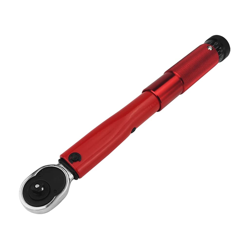 UYSELA Juego de 25 herramientas de reparación de bicicletas de 2-24 NM, llave dinamométrica ajustable, juego de herramientas manuales