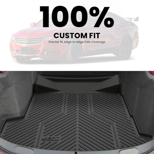 Image of LASFIT Trunk Mat for Chevrolet Chevy Impala 2014-2020 Car Floor Mats