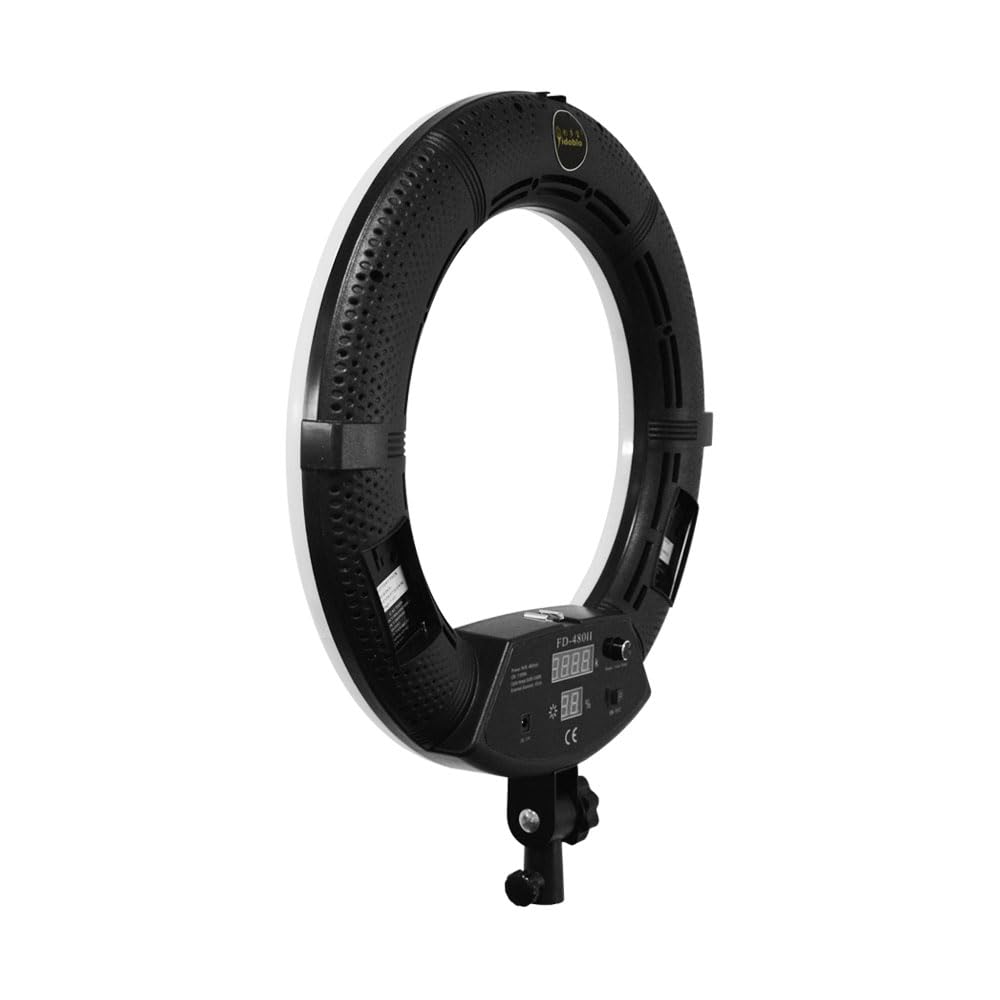 18 Zoll Digitalanzeige dimmbar 3200K-5500K LED Ringlicht Kit,Beleuchtung für Kamera Smartphone Portrait Selfie YouTube Foto Video Studio Fotografie (Ohne Stativ und Tasche)
