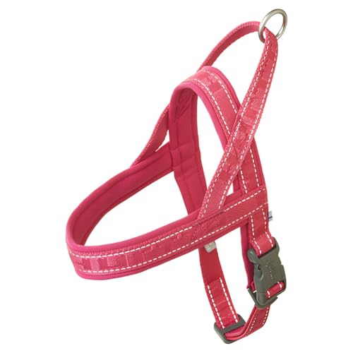 Hurtta Pettorina per cani ecologica casual, rubino, 71-81,3 cm