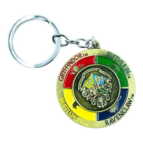 Image of Fashion fusion Harry Potter Rotating Metal Keychain for Car & Bike | Metallic Rotating Unique Keychain Keyring for Gifting