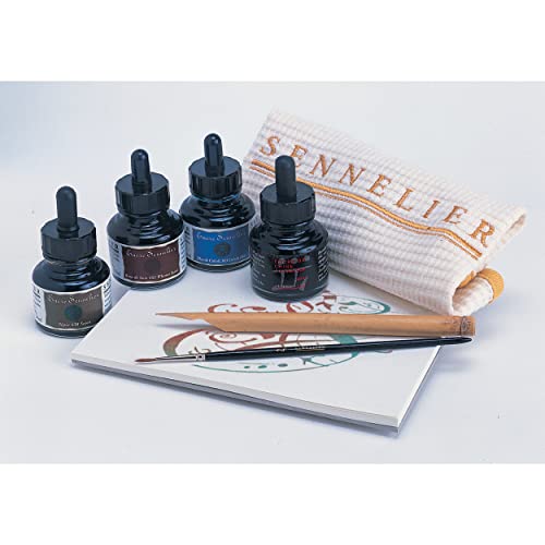 Sennelier Drawing Ink - Bistre - 30ml by Sennelier, 30 ml - Image 2