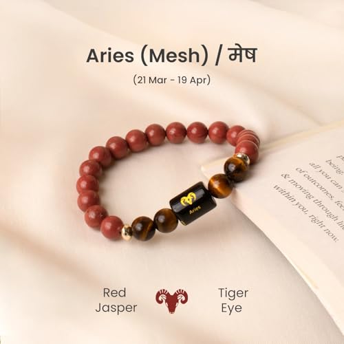Image of Astrotalk Zodiac Crystal Bracelet | Balances Energy & Enhances Positivity | Certified Healing Crystals with Certificate | Astrology Bracelet for Man & Woman | Gift for Man & Woman