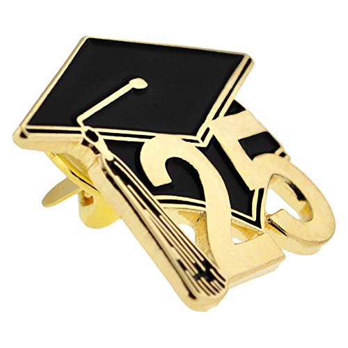 Image of PinMart Class Graduation Cap School Student Enamel Lapel Pin