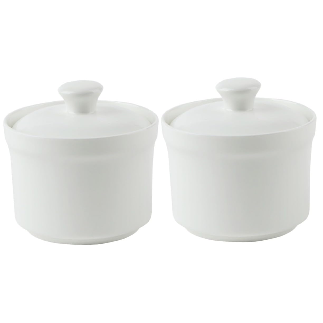 Homoyoyo 2 Piezas Bol de para Guisos con Tapa Apto para Sopas Postres y de Aves Vajilla Práctica para Cocina y Mesa Hogar Fácil de Limpiar y Almacenar