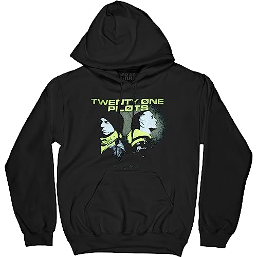 Twenty One Pilots Unisex Pullover Hoodie: Back To Back - Large - Black