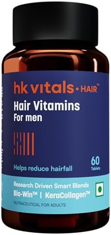 hk vitals Hair Vitamin with DHT Blockers, 60 Tablets